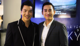 Ảo thuật gia Tiến Đạt lịch lãm đi sự kiện